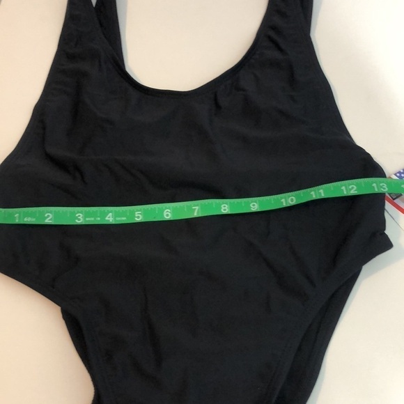 Dippin Daisy’s Black One Piece High Cut Swimsuit S NWT - Picture 8 of 9